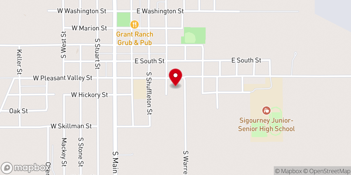Map showing location of St Marys Parish Center Kitchen