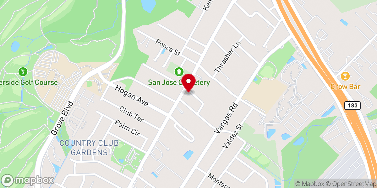 Map showing location of Iglesia de santidad el Retorno de Jesucristo