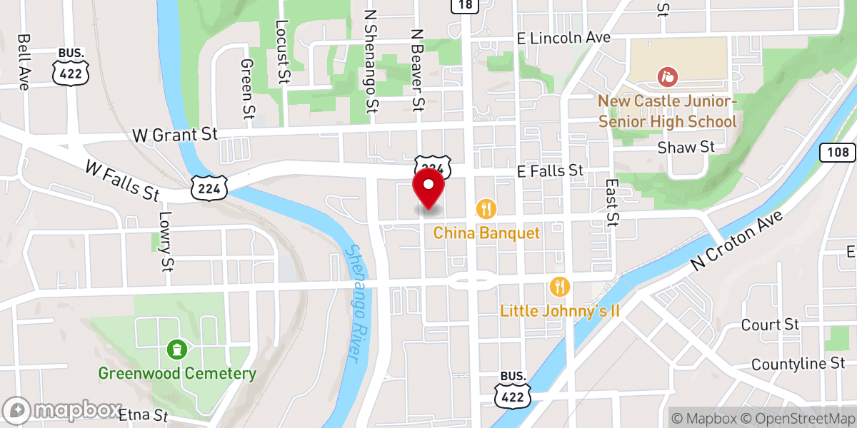 Map showing location of St. Mary Church - Holy Spirit Parish