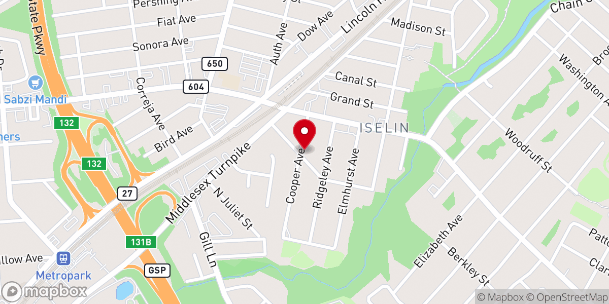 Map showing location of Evangel Church - Woodbridge