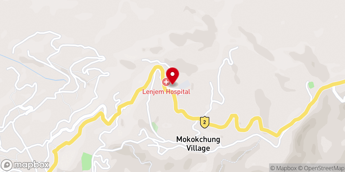 Map showing location of Sungkomen Baptist Church