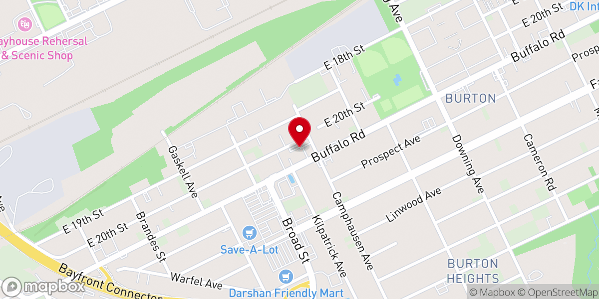Map showing location of Divine Connection United Methodist Church