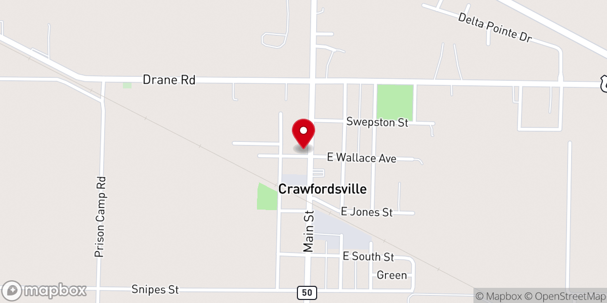 Map showing location of Sacred Heart of Jesus Catholic Church
