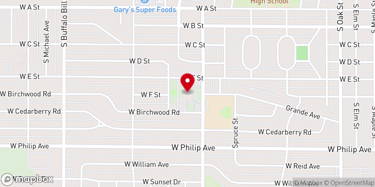Map showing location of First United Methodist Church