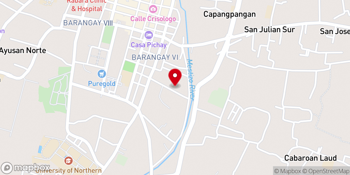 Map showing location of Lifepoint Community Baptist Church Vigan City