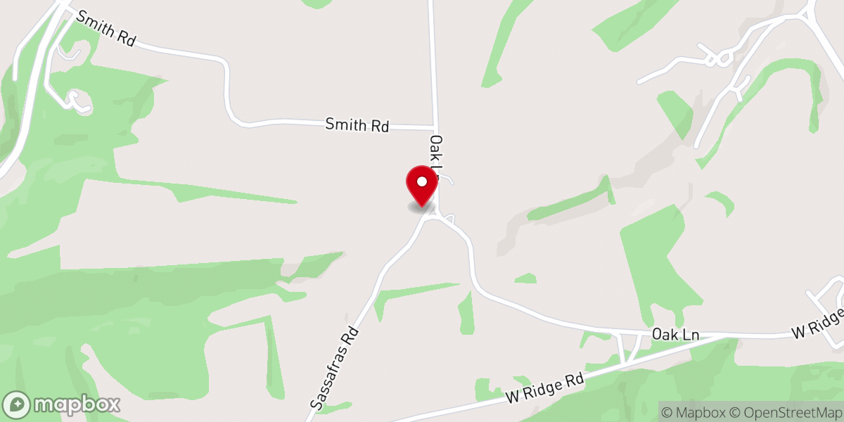 Map showing location of Hummel Church