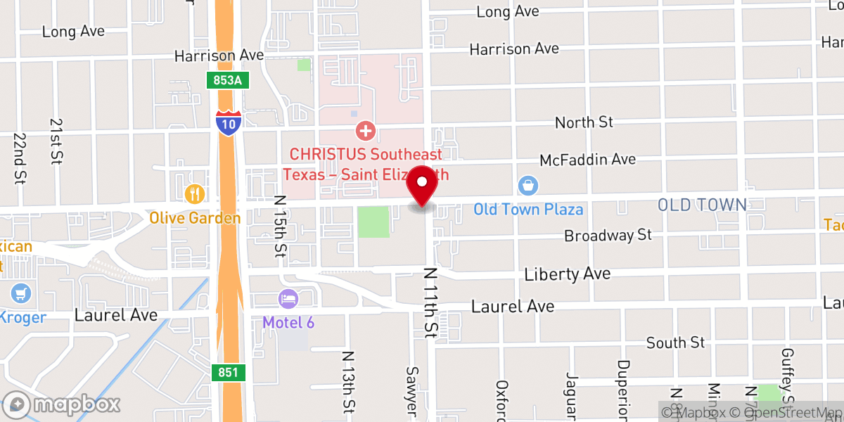 Map showing location of St. Anne Catholic Church