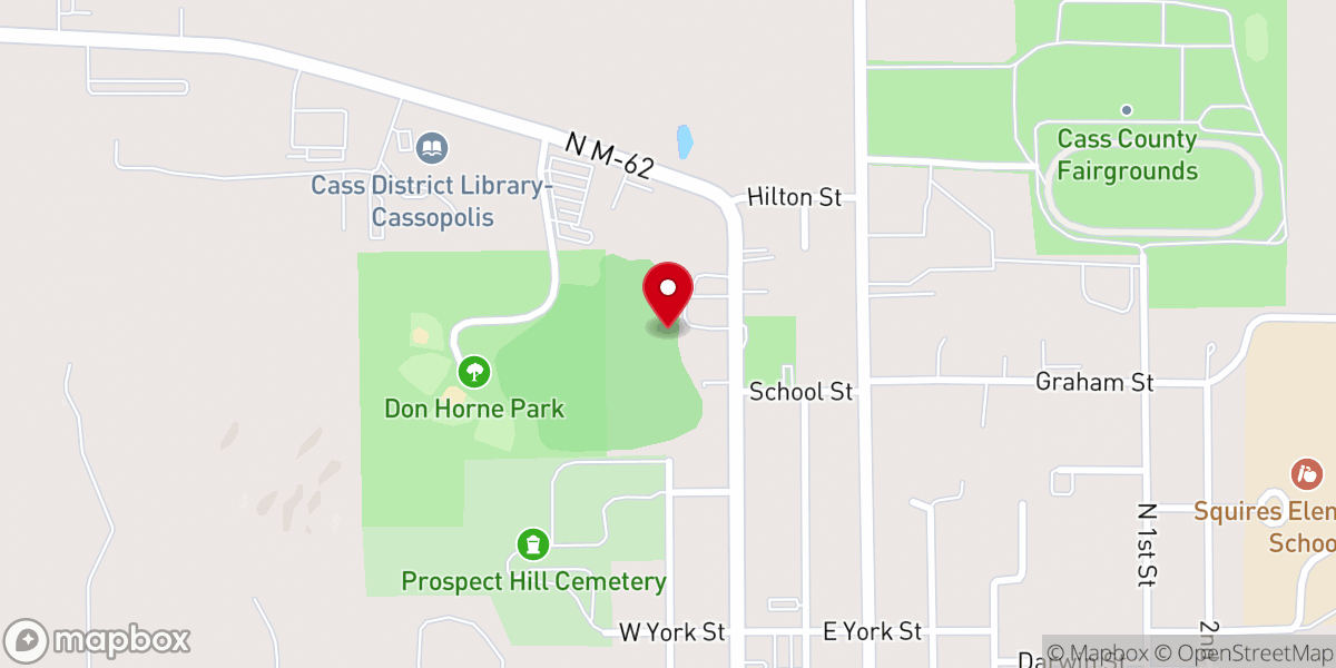 Map showing location of St Ann Catholic Church