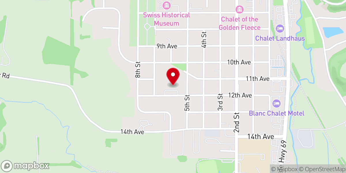 Map showing location of Shepherd of Hills Lutheran Church