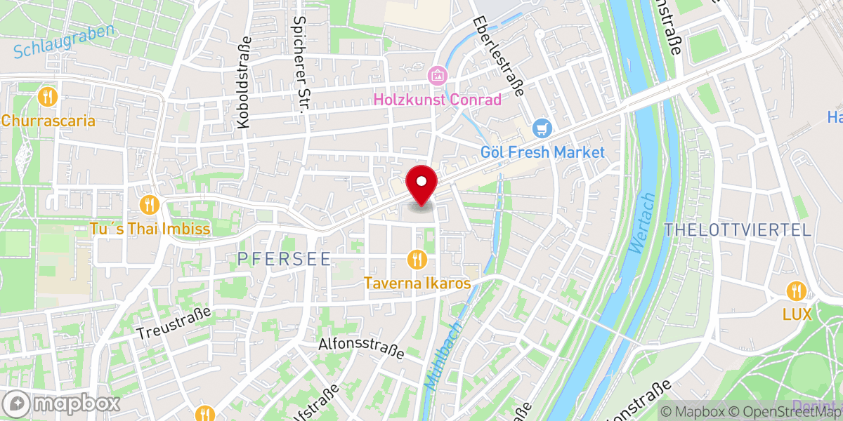 Map showing location of Herz Jesu