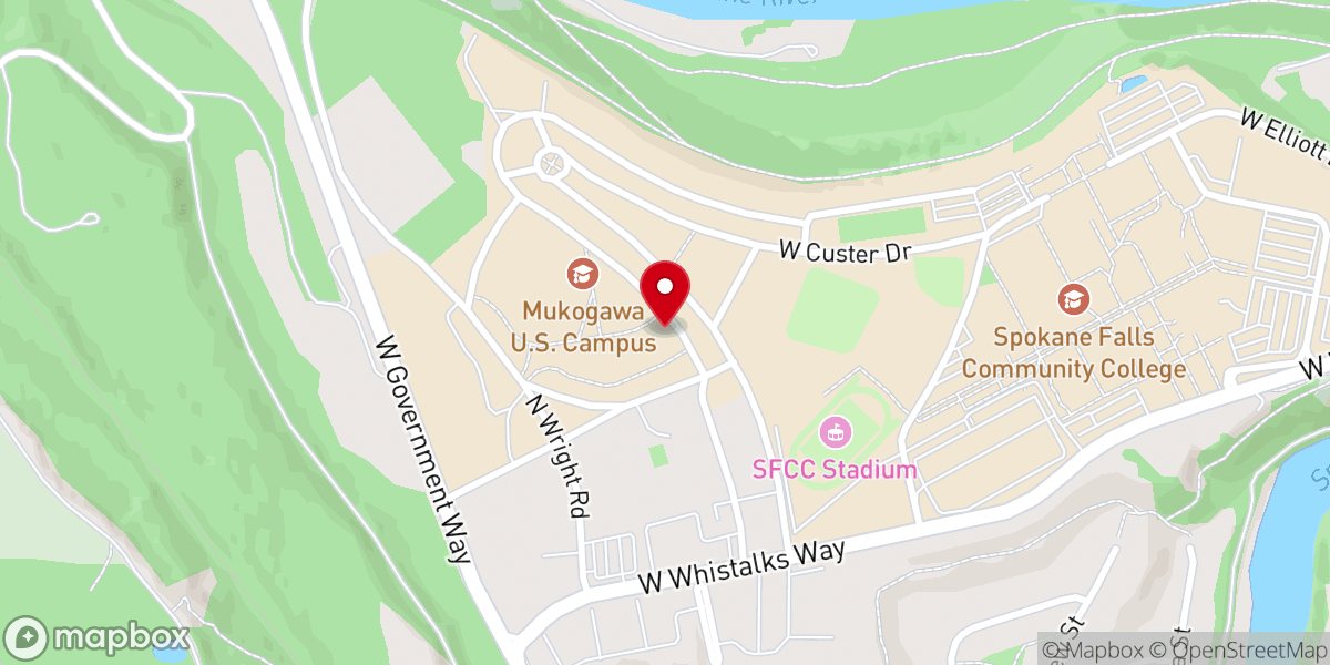 Map showing location of Mukogawa Base Chapel