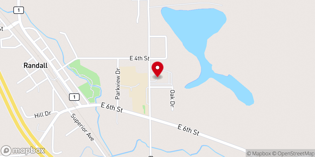 Map showing location of St James Catholic Church