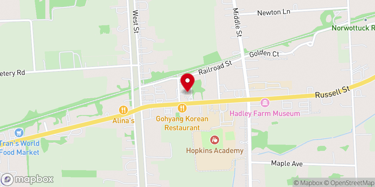 Map showing location of Most Holy Redeemer Church