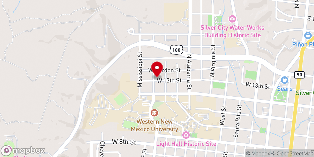 Map showing location of St Francis Newman Center Parish