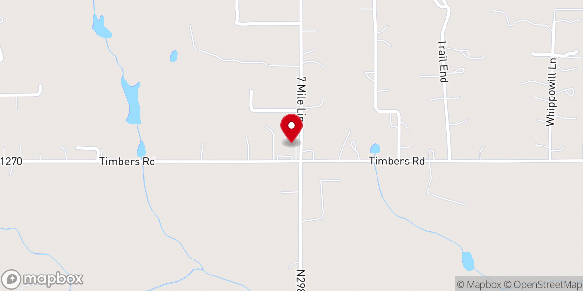 Map showing location of Crossroads To Life Baptist Church