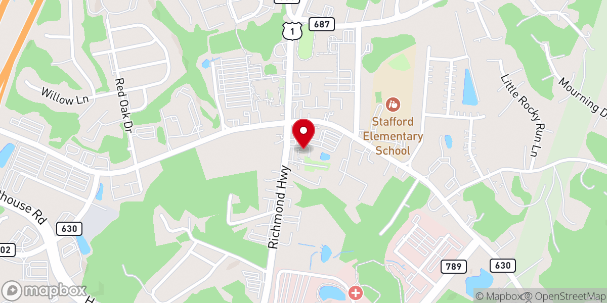 Map showing location of Touch Hearts Christian Center & Dayschool