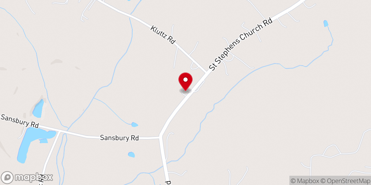 Map showing location of Christ the Good Shepherd Orthodox Mission