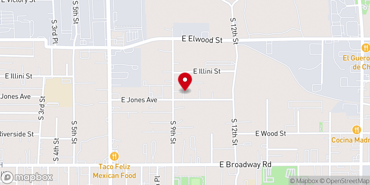 Map showing location of Bethesda Community Baptist Church