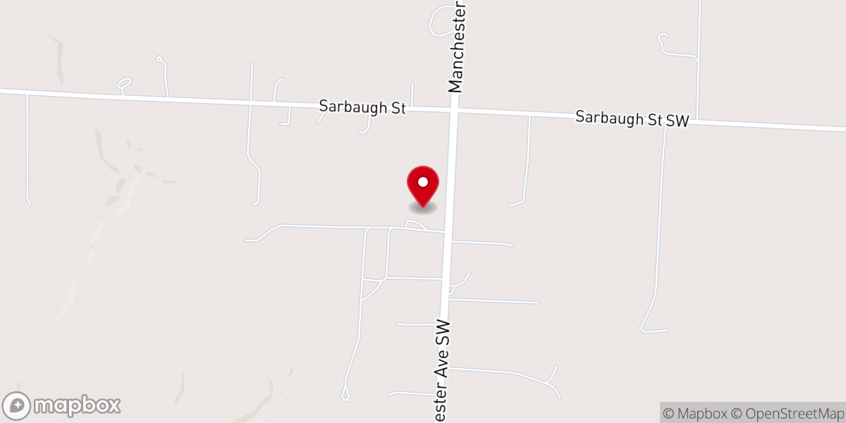 Map showing location of Grace Church, Brewster