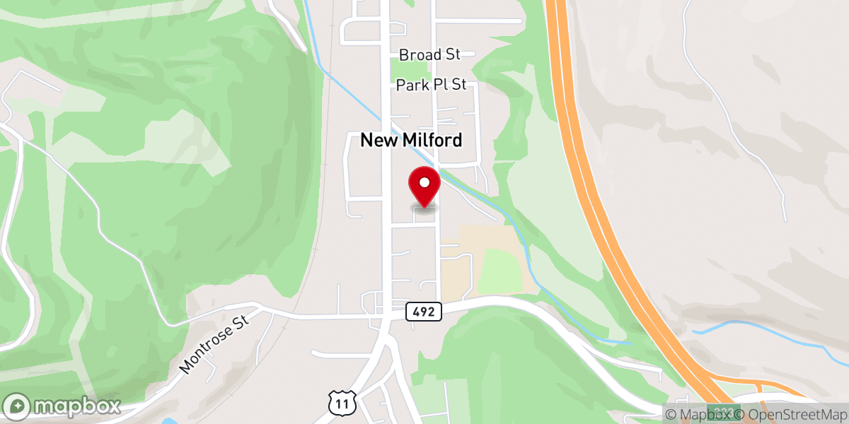 Map showing location of First United Methodist Church