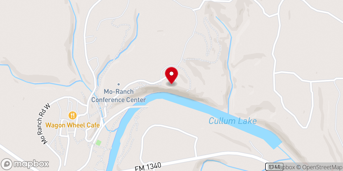 Map showing location of Chapel on the Hill