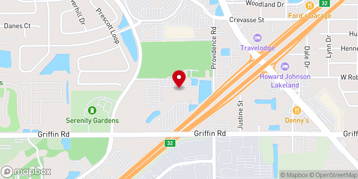 Map showing location of Light of Lights Chapel