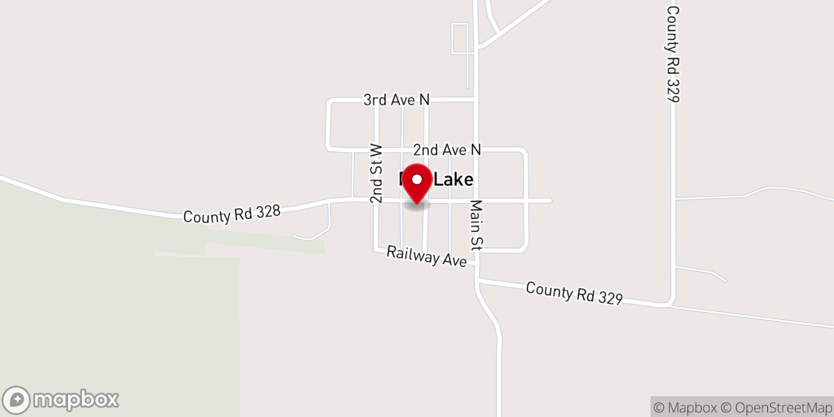 Map showing location of First Lutheran Church