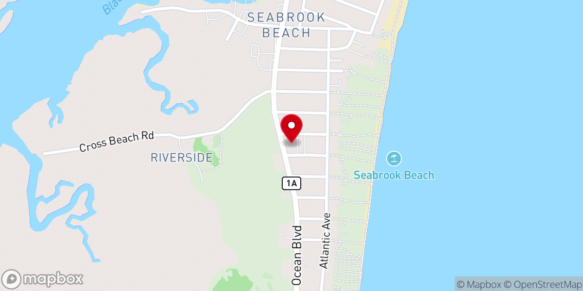 Map showing location of St. Elizabeth Church