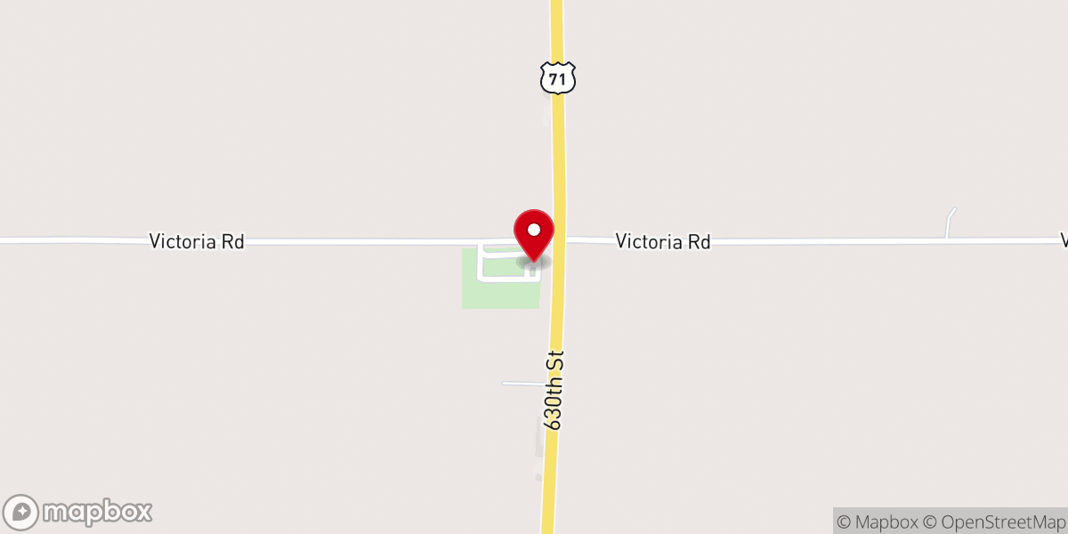 Map showing location of Glory Christian Fellowship