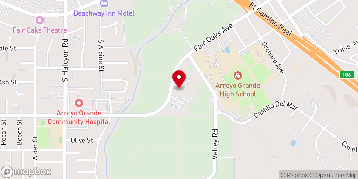 Map showing location of Saint Patrick’s Catholic Church