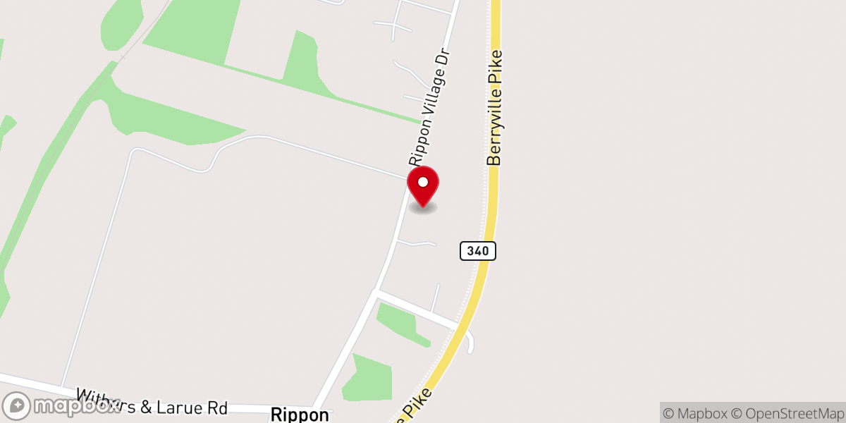 Map showing location of The Chapel at Rippon Village