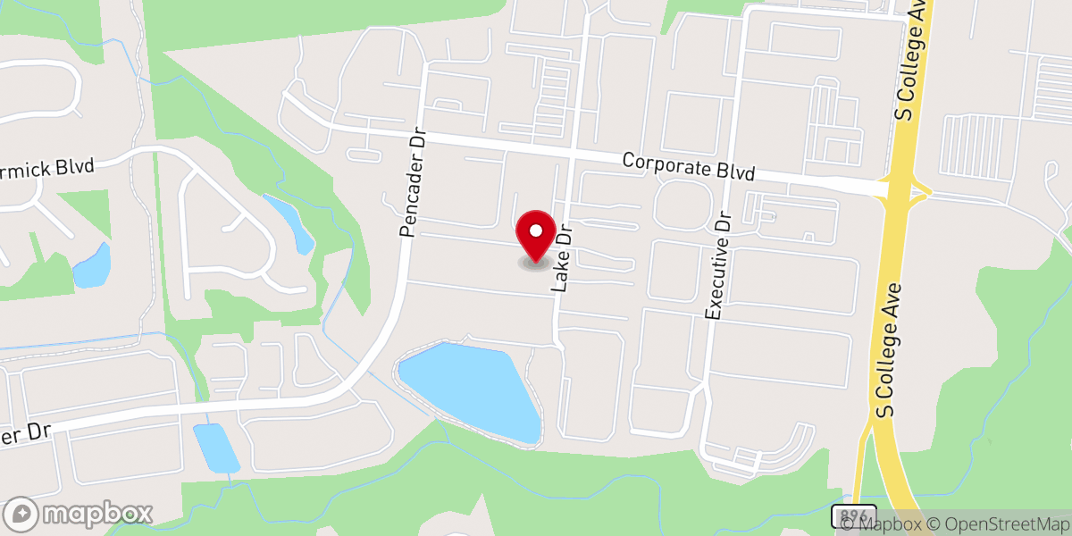 Map showing location of Abundant Life Christian Center