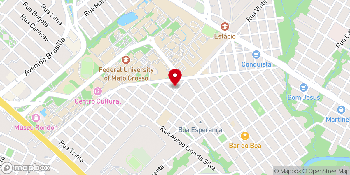 Map showing location of Comunidade São Benedito - (Capela São Benedito)