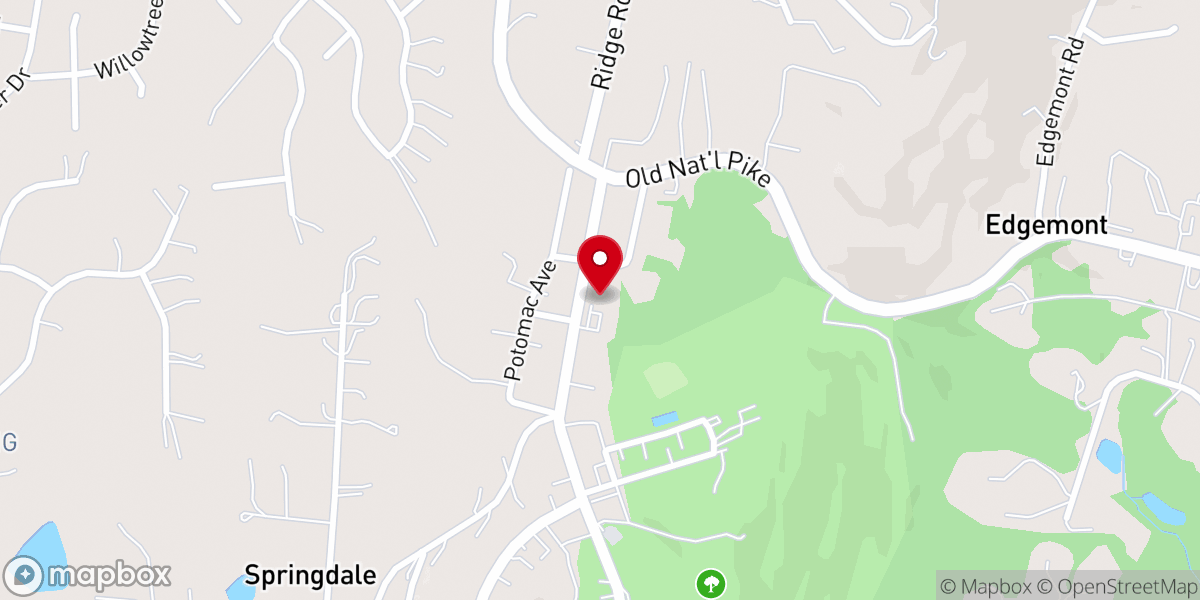 Map showing location of Church of the Transfiguration