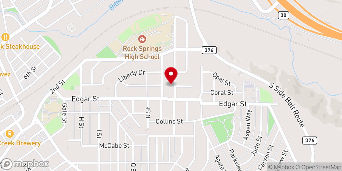 Map showing location of Abundant Grace Ministries