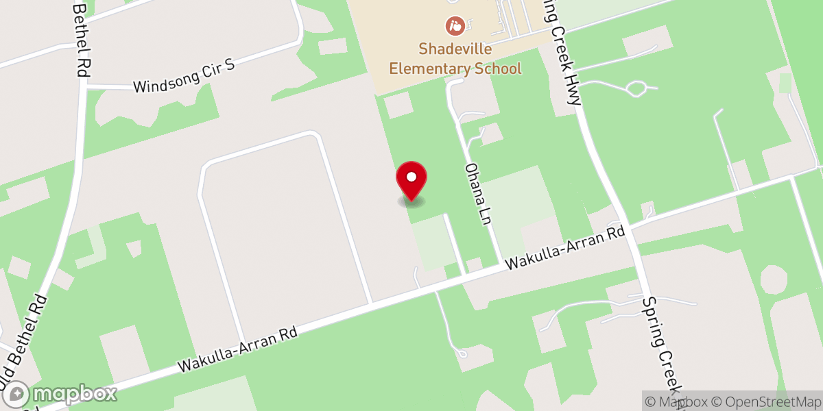 Map showing location of Kingdom Harvest Fellowship Ministries Inc