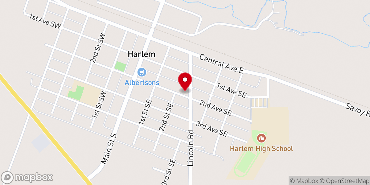 Map showing location of Set Free Ministries Harlem