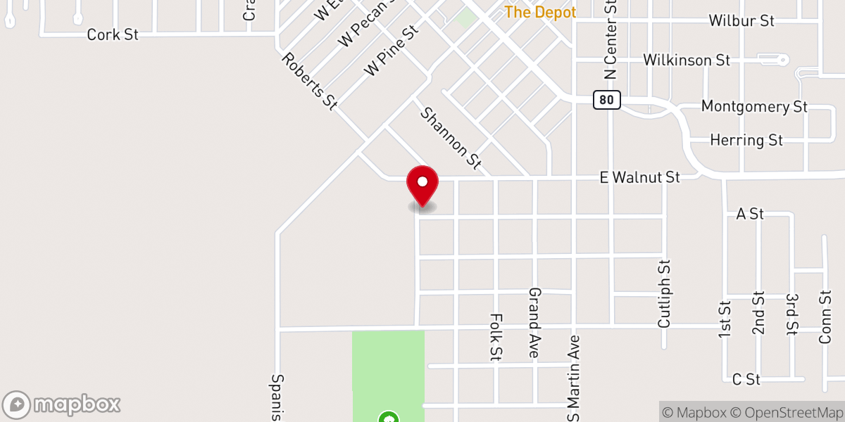 Map showing location of The 12 Stones Assembly