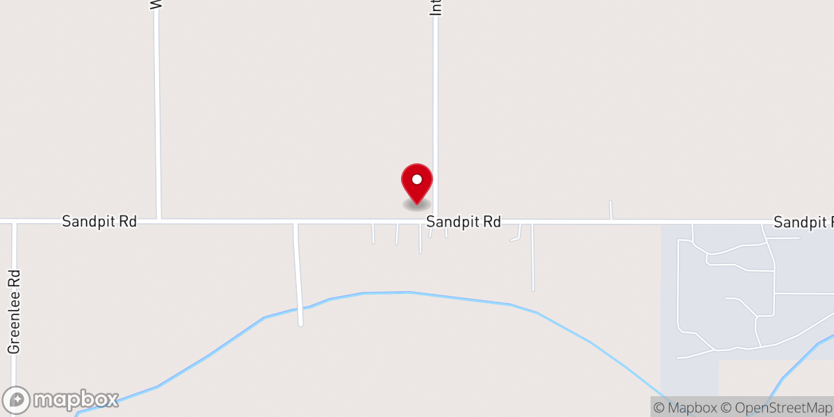 Map showing location of Interstate Church