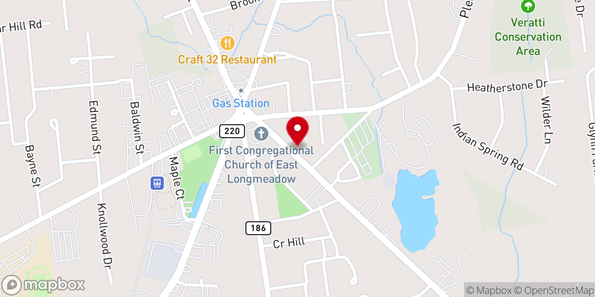 Map showing location of Iglesia Odres Nuevos (New Wineskins Church)