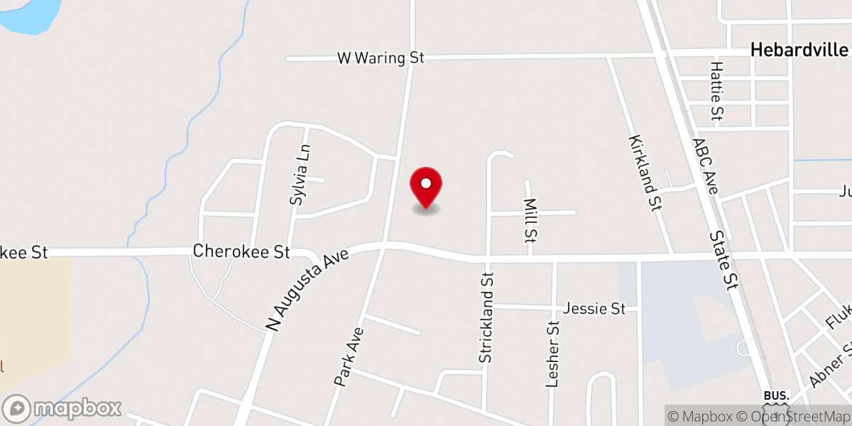Map showing location of Sweat Memorial Baptist Church Children's Ministry