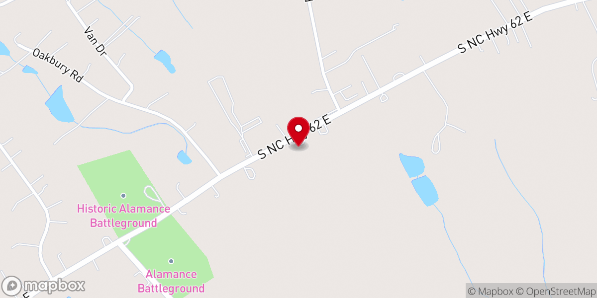Map showing location of Springdale AME Church