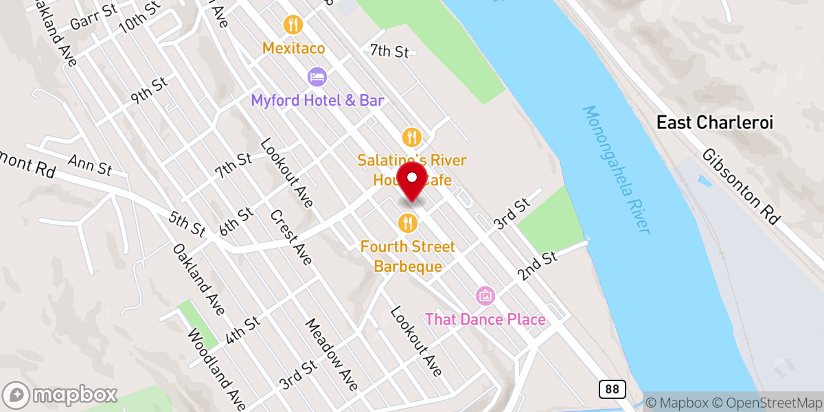 Map showing location of The Hallelujah Ministry