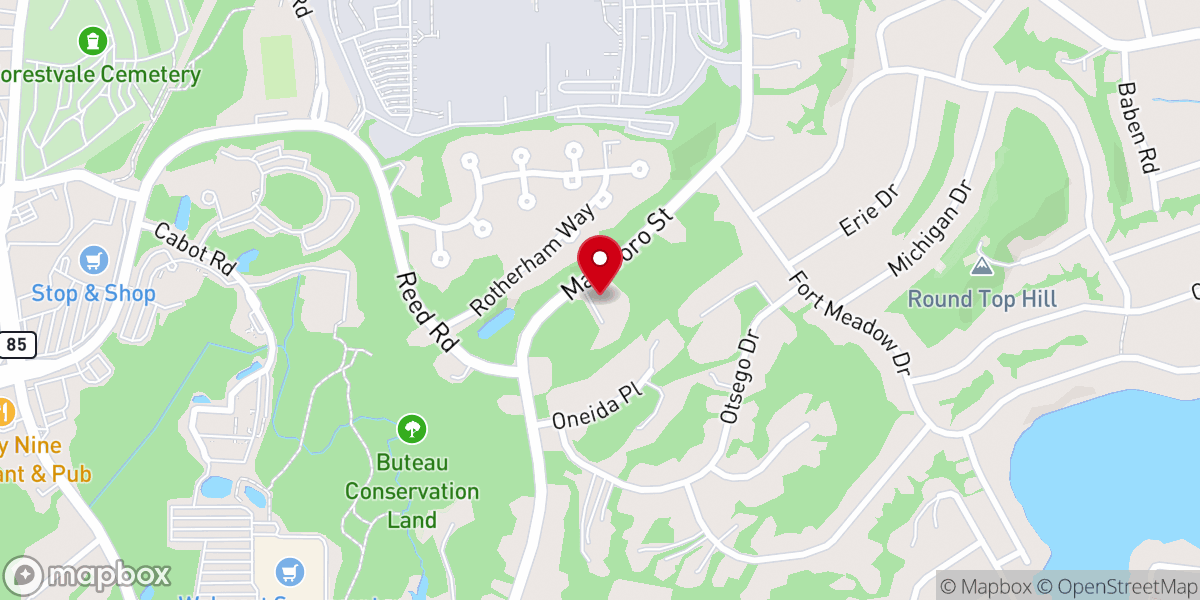Map showing location of Hudson Seventh-day Adventist Church