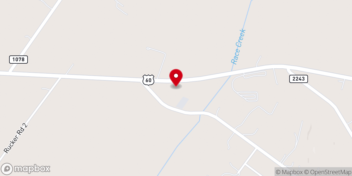 Map showing location of New Beginnings Missionary Church