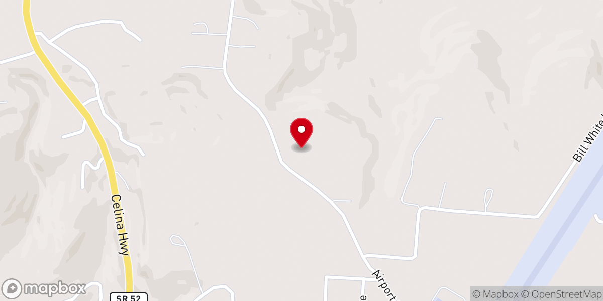Map showing location of Cooper Recycling