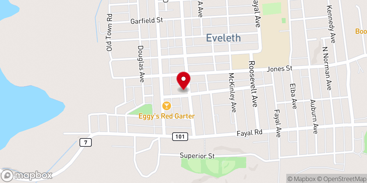 Map showing location of Resurrection Catholic Church