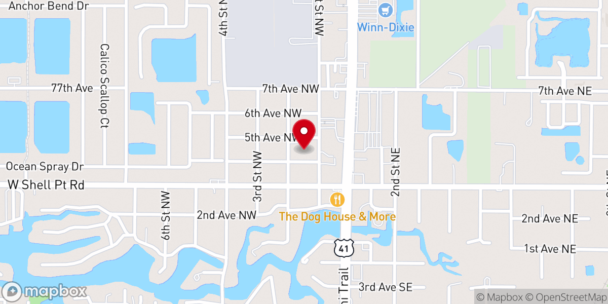 Map showing location of Ruskin Methodist Church