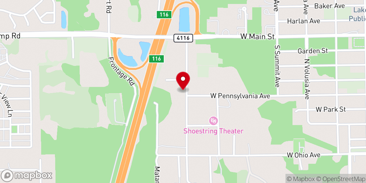 Map showing location of Mt Zion Baptist Church