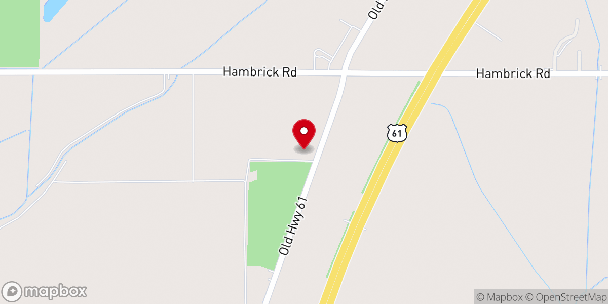 Map showing location of Tabernacle Tunica C.O.G.I.C.
